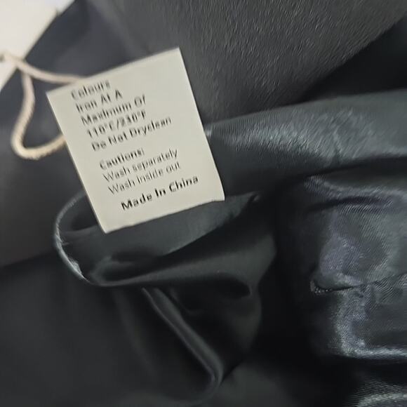 Commense Black Halter Mini Dress with Gold Accents - Picture 11 of 11